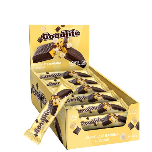 15 x Goodlife Low Sugar Proteiinipatukka 50 g | Black Friday