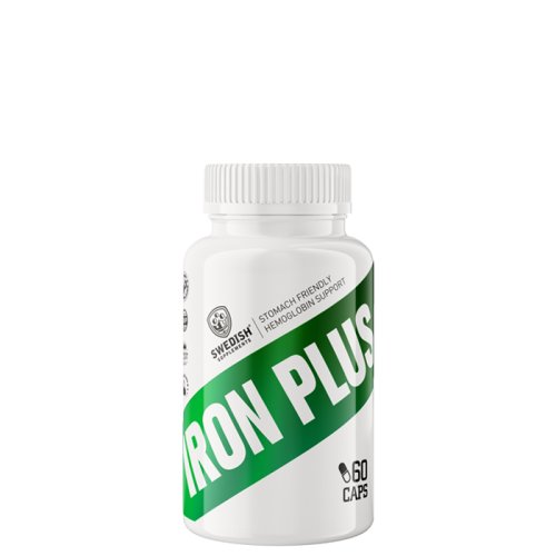 Swedish Supplements Iron Plus, 60 caps | Black Friday