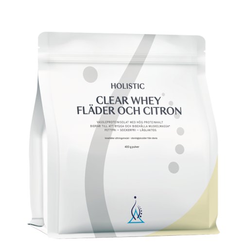 Holistic Clear Whey Heraproteiini-isolaatti Seljankukka ja Sitruuna 400g | Black Friday