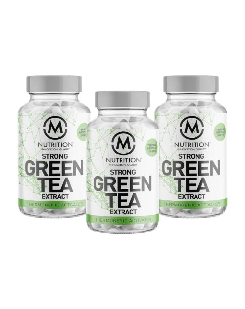 Big Buy: 3 kpl M-Nutrition Strong Green Tea Extract (360 kaps.) | Black Friday