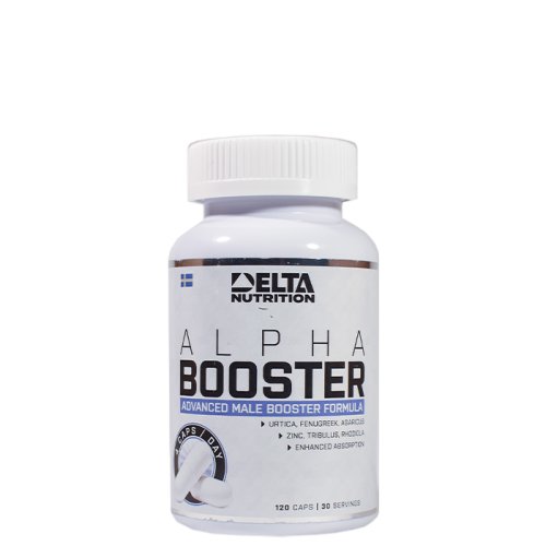 Delta Nutrition Alpha Booster Lihaslisäys 120 kapselia | Black Friday