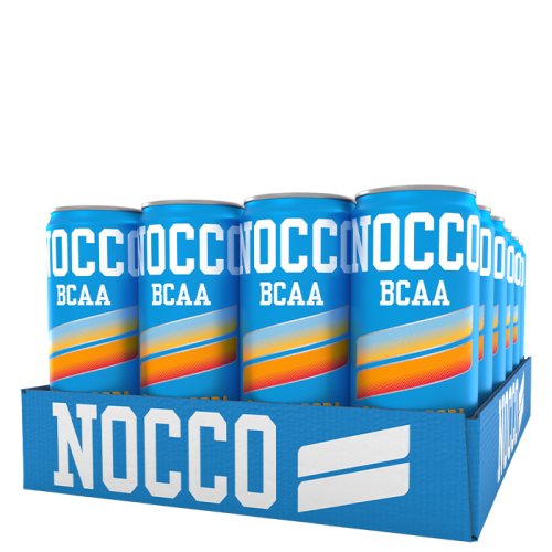 24 x NOCCO BCAA, 330 ml, Sunny Soda | Black Friday